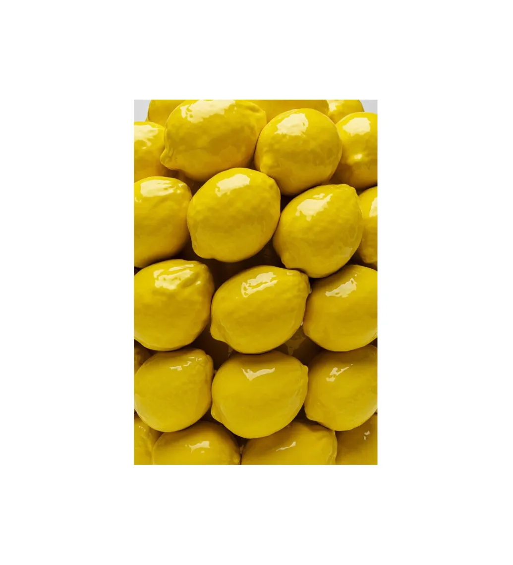 KDesign Wazon Lemon Juice 40 cm żółty