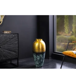 Invicta Interior Wazon ORIENT M 50 cm złoto z patyną
