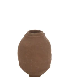 J-Line Wazon Paper Mache 42 cm brązowy