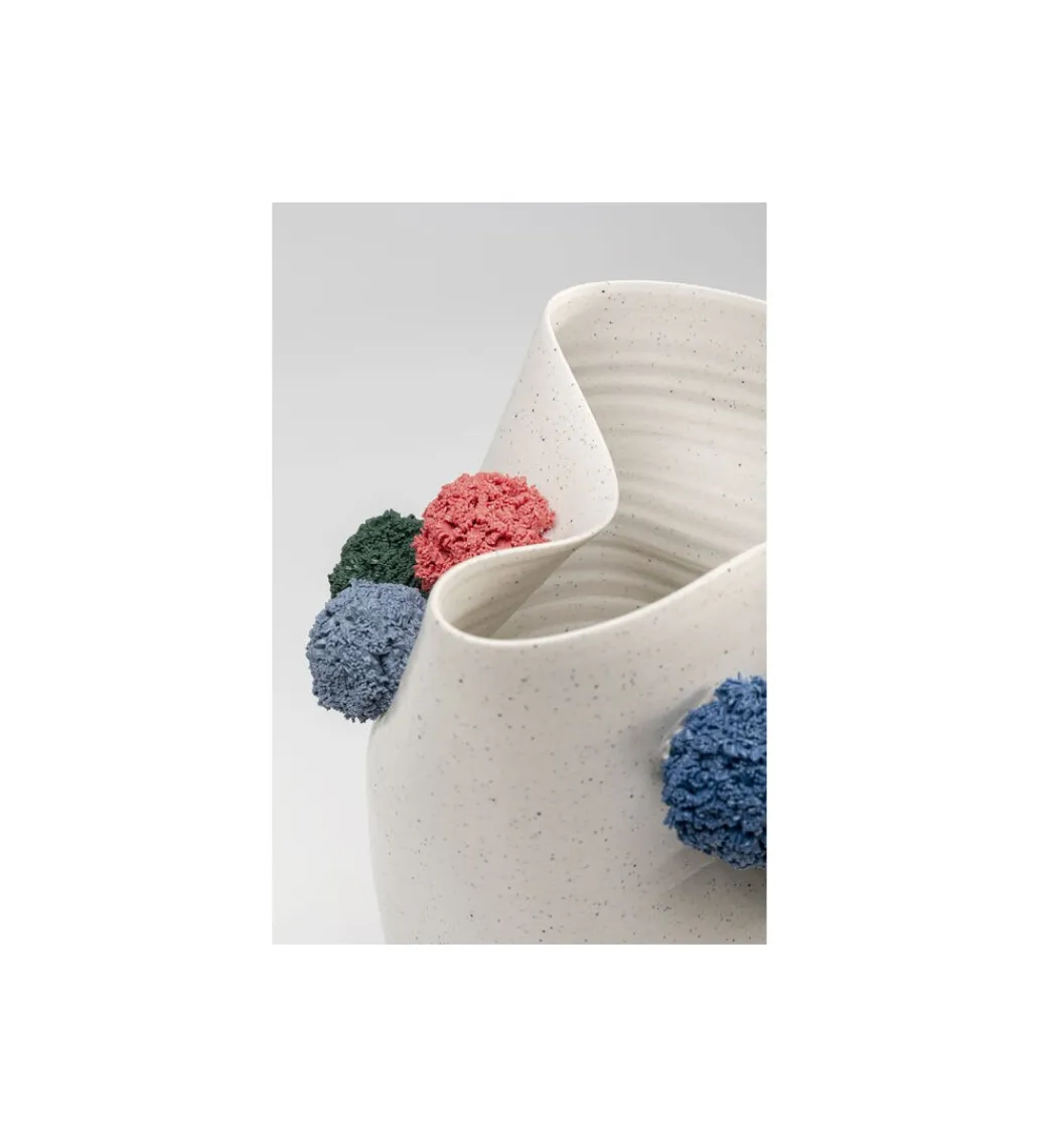 KDesign Wazon POMOLI 24 cm biały
