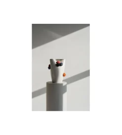 KDesign Wazon POMOLI 24 cm biały