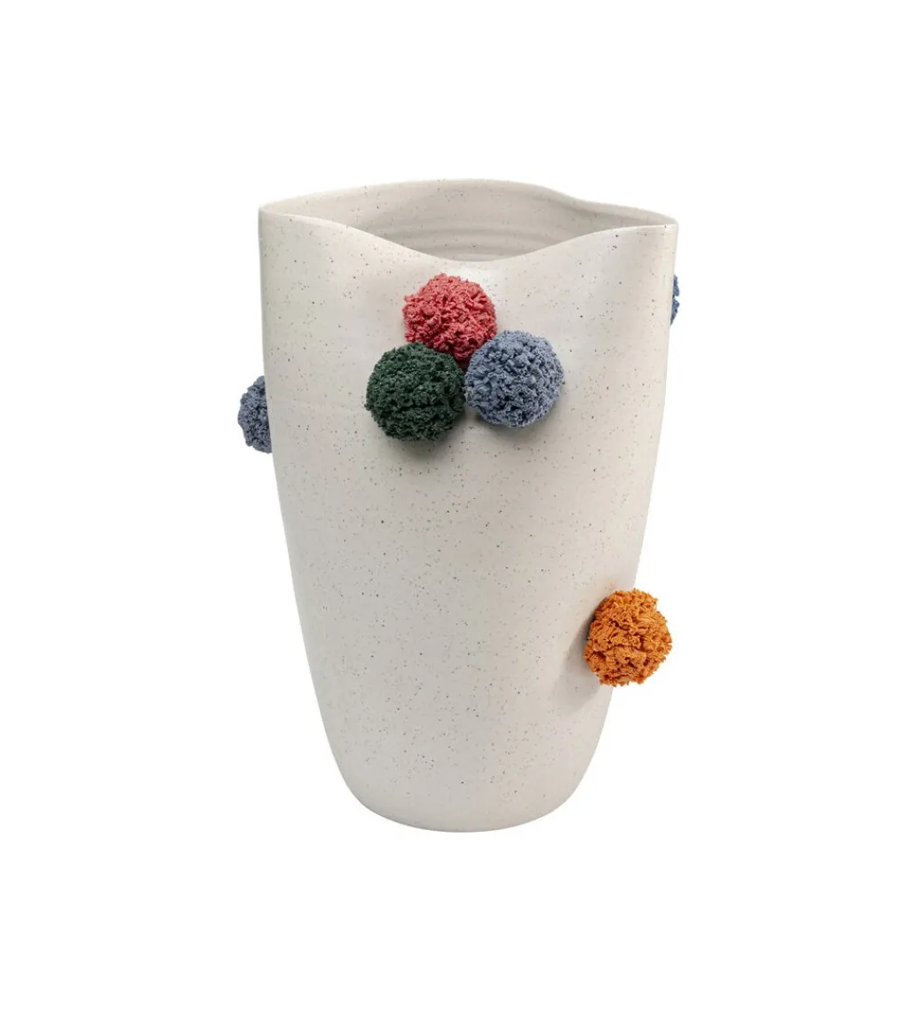 KDesign Wazon POMOLI 24 cm biały