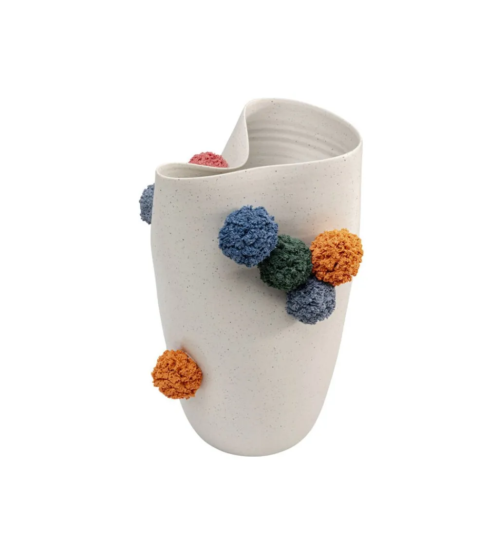 KDesign Wazon POMOLI 24 cm biały