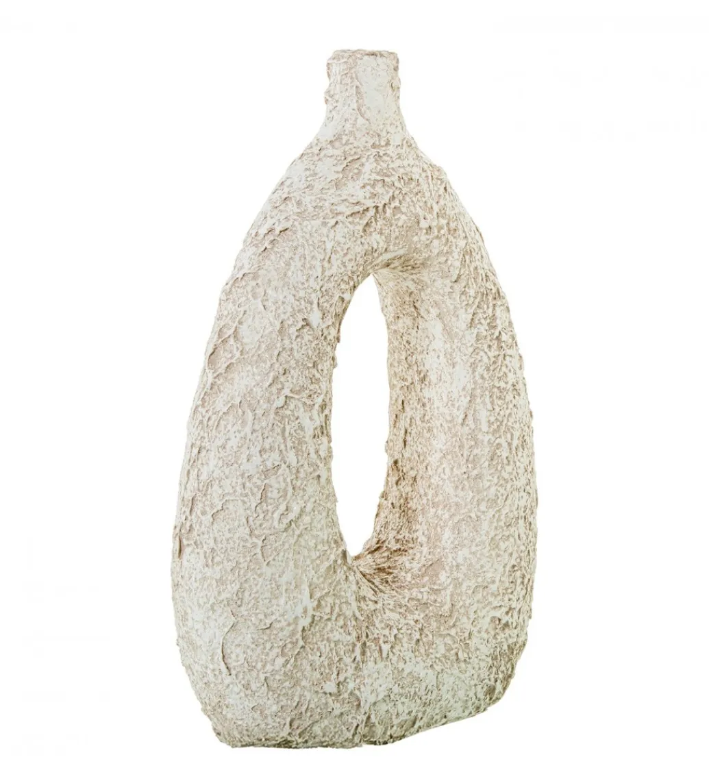 Exclusivas Wazon RATASIC 44 cm ceramika biały