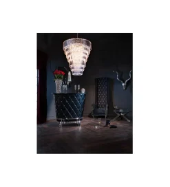 KDesign Wazon ROSE MULTI 45 cm chromowany