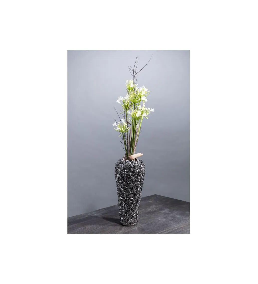 KDesign Wazon ROSE MULTI 45 cm chromowany