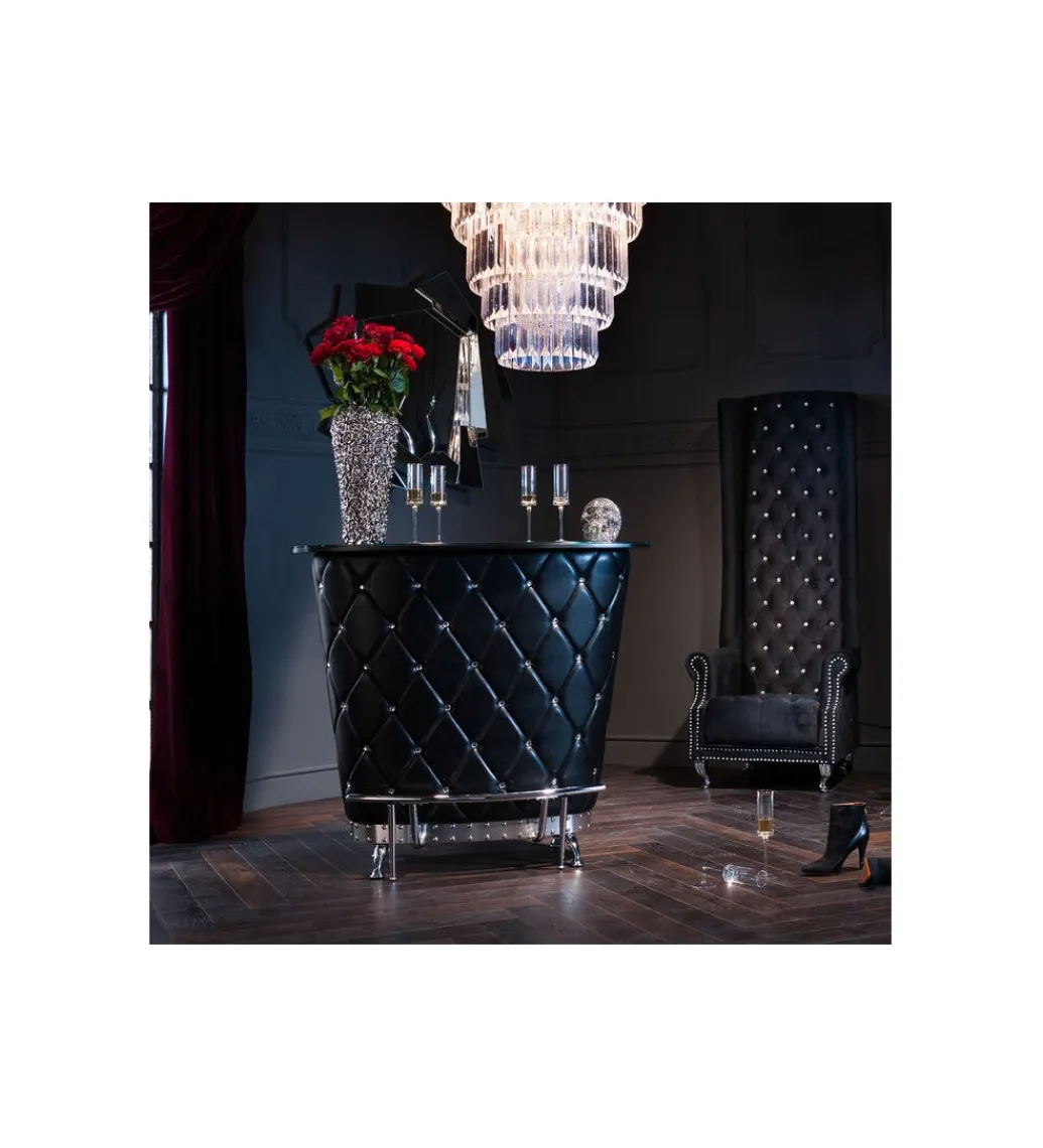 KDesign Wazon ROSE MULTI 45 cm chromowany