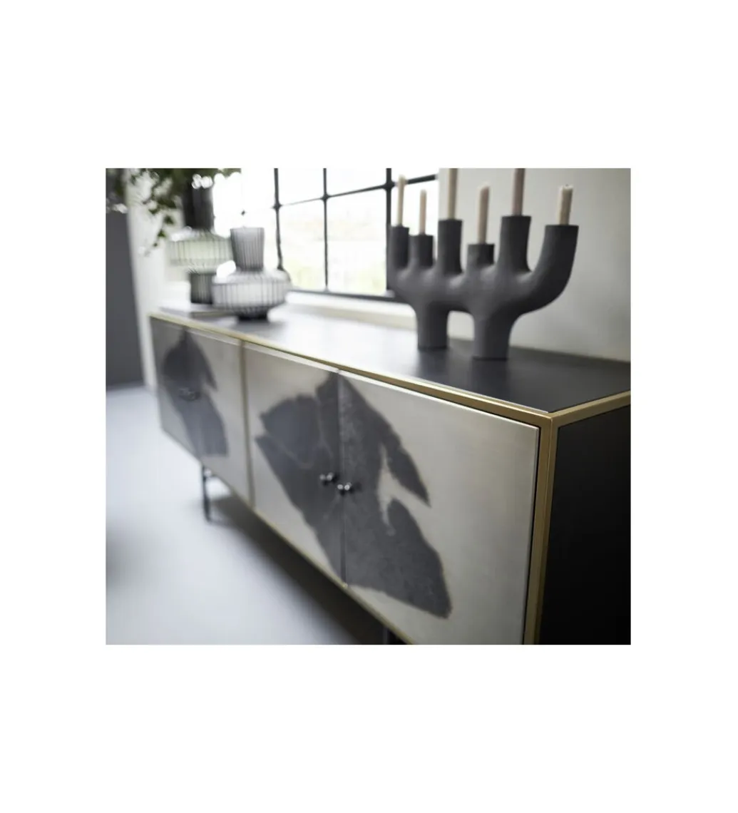 KDesign Wazon Roulette 24 cm czarno biały