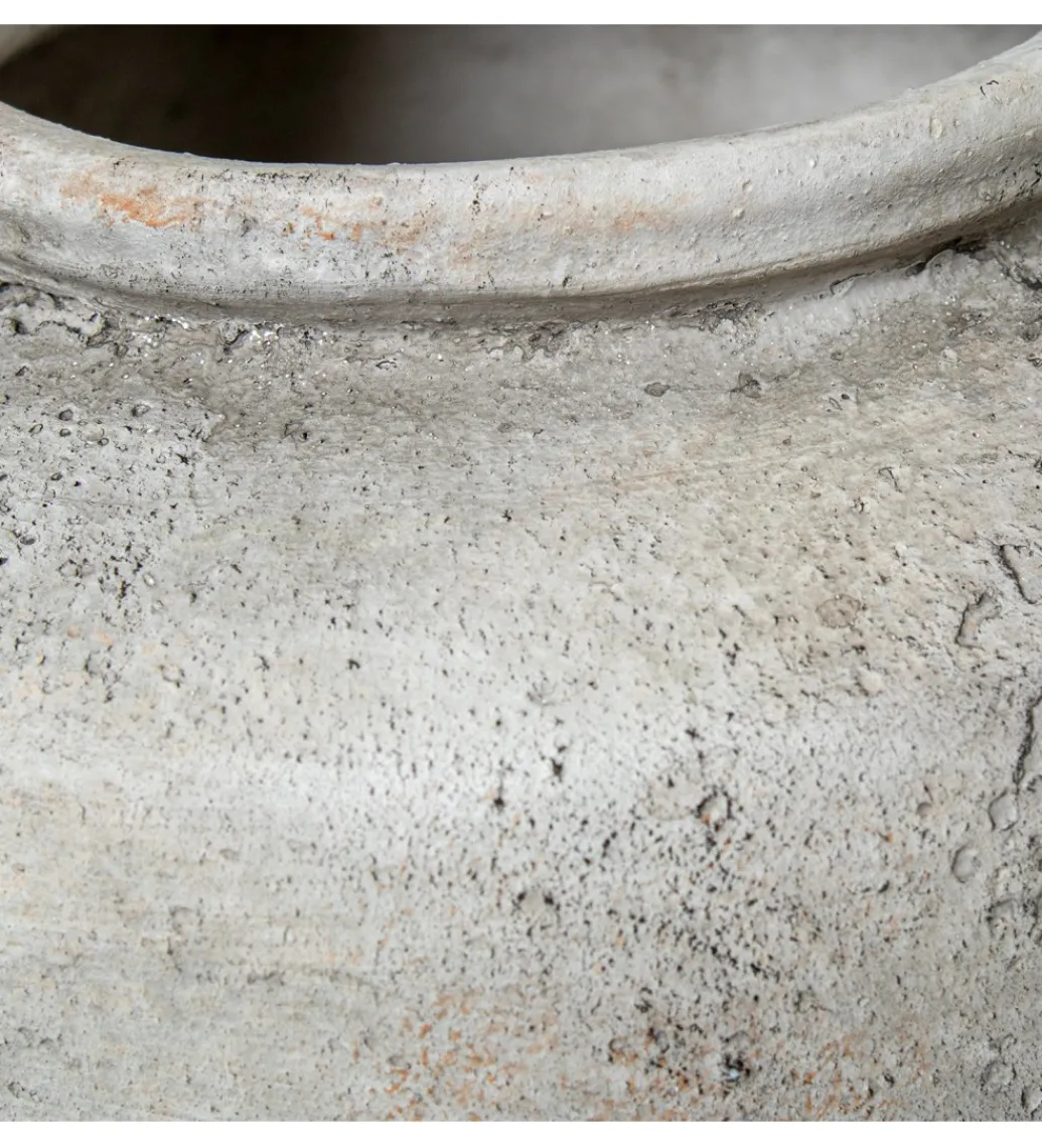 Exclusivas Wazon RUSTIC 20 cm ceramika szary