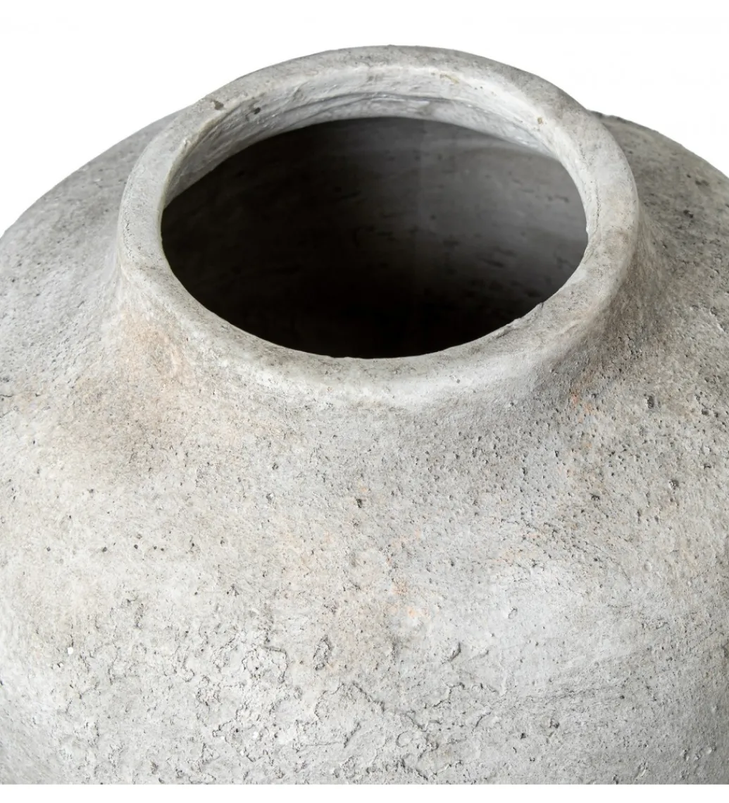 Exclusivas Wazon RUSTIC 43 cm ceramika szary