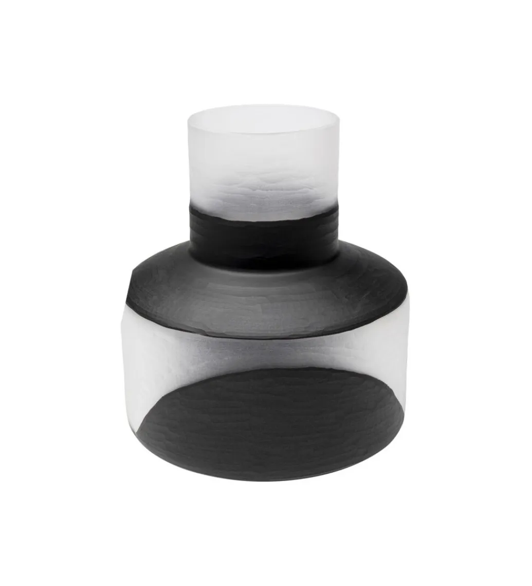 KDesign Wazon Shadow 34 cm czarno biały