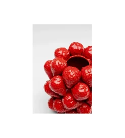 KDesign Wazon Strawberries 24 cm czerowny