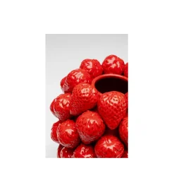 KDesign Wazon Strawberries 30 cm czerwony