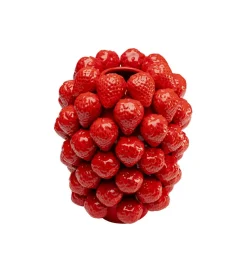 KDesign Wazon Strawberries 30 cm czerwony