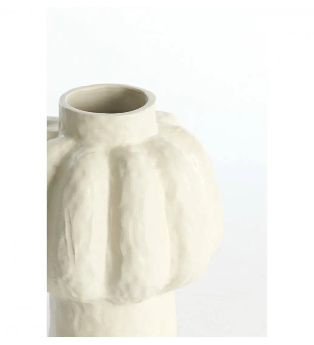 L&L Wazony ALIVERI 25 cm biały matt