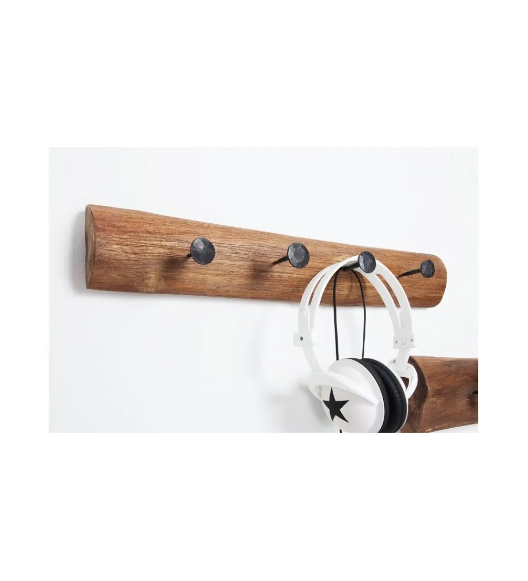 Invicta Interior Wieszak ścienny Hemingway 50 cm drewno teak