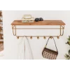 Invicta Interior - przedsprzedaż Wieszak ścienny HERITAGE 80 cm drewno sosna