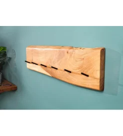 Invicta Interior Wieszak ścienny Mammut 80 cm drewno akacja honey
