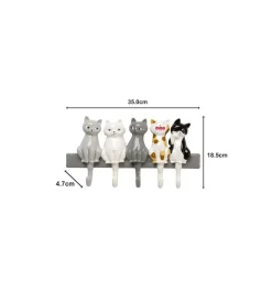 KDesign Wieszak SINGING CATS 35 cm