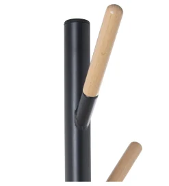 Exclusivas Wieszak stojący PERCHERMI 172 cm czarny