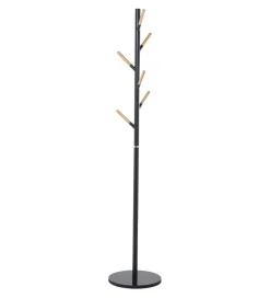 Exclusivas Wieszak stojący PERCHERMI 172 cm czarny