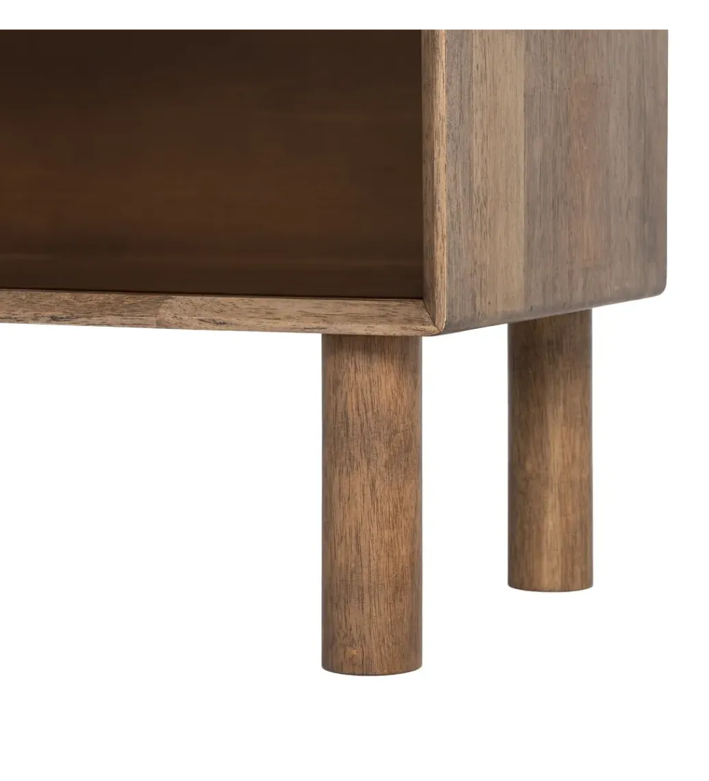 Zona-Design Witryna AMY 100 cm drewno kauczuk