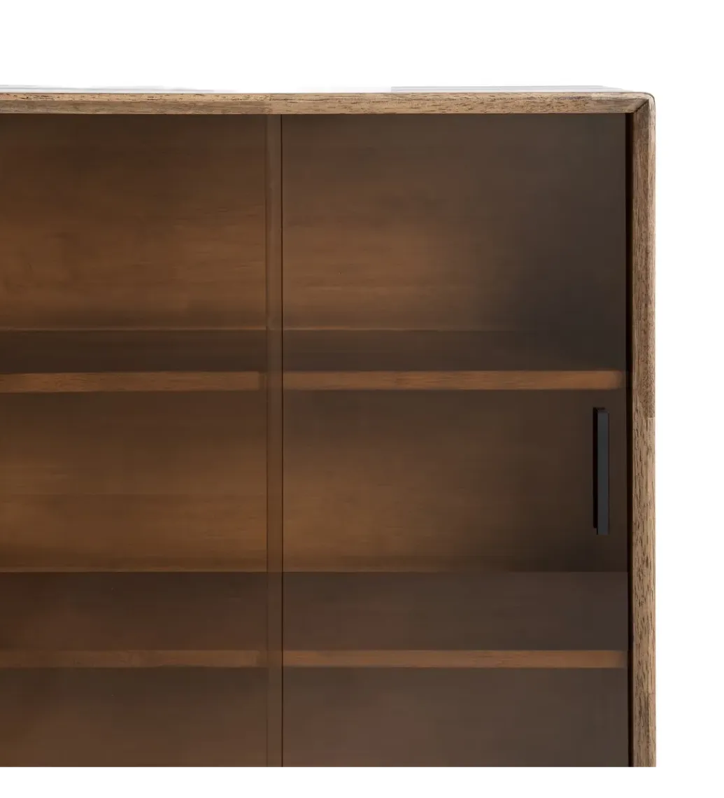 Zona-Design Witryna AMY 100 cm drewno kauczuk