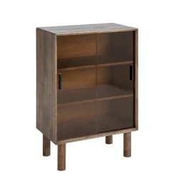 Zona-Design Witryna AMY 100 cm drewno kauczuk
