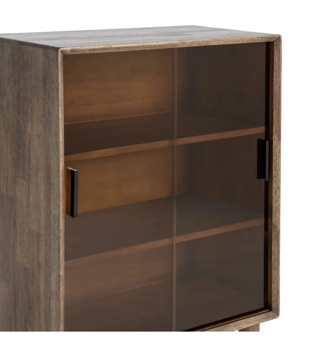 Zona-Design Witryna AMY 100 cm drewno kauczuk