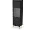 Halmar Witryna BULLET 55 cm czarna