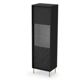 Halmar Witryna BULLET 55 cm czarna