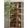 WOOOD Witryna CASA 236 cm drewno sosny piaskowy