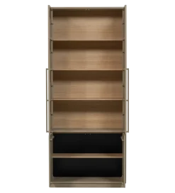 WOOOD Witryna CASA 236 cm drewno sosny piaskowy