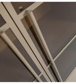 WOOOD Witryna CASA 236 cm drewno sosny piaskowy
