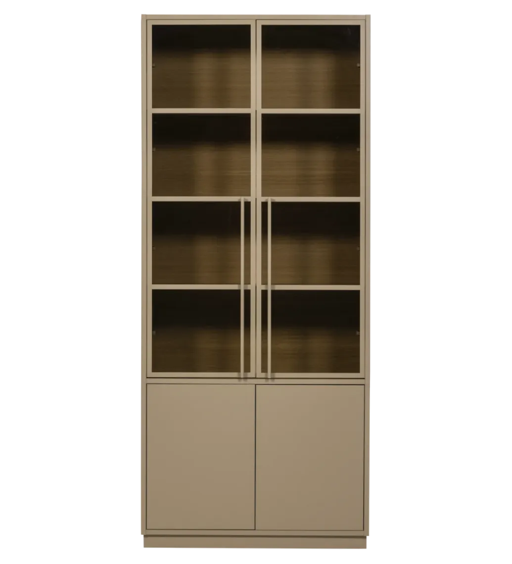 WOOOD Witryna CASA 236 cm drewno sosny piaskowy