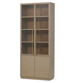 WOOOD Witryna CASA 236 cm drewno sosny piaskowy