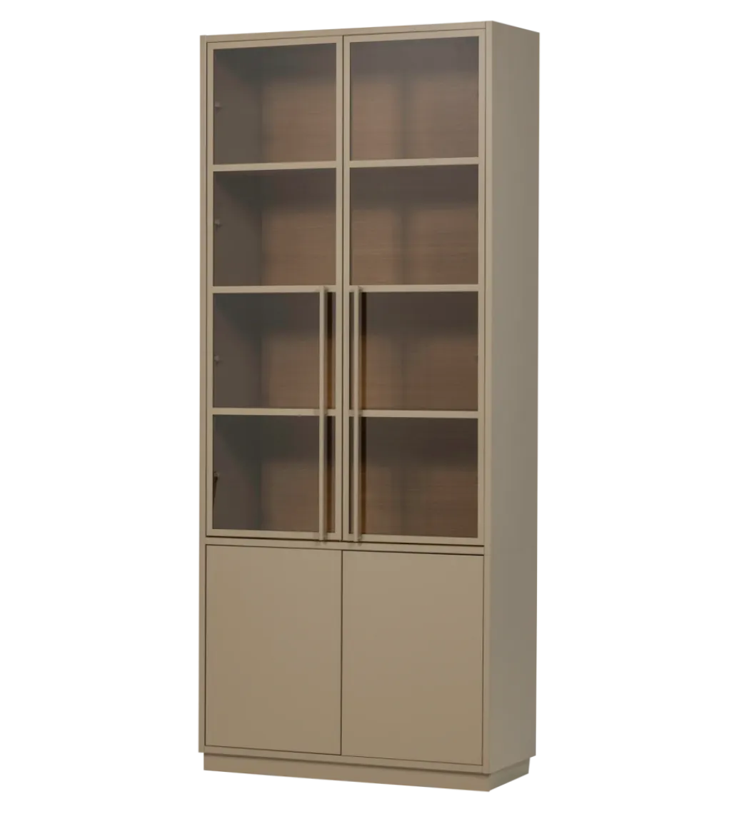 WOOOD Witryna CASA 236 cm drewno sosny piaskowy