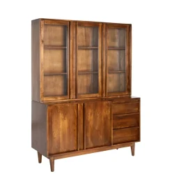 Zona-Design Witryna GARREL 195 cm drewno mango brązowy