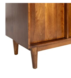 Zona-Design Witryna GARREL 195 cm drewno mango brązowy