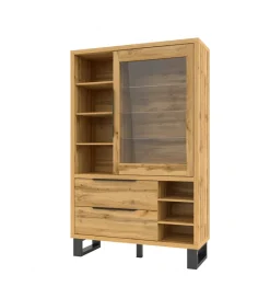 Helvetia Witryna Halle 120 cm w optyce dąb wotan