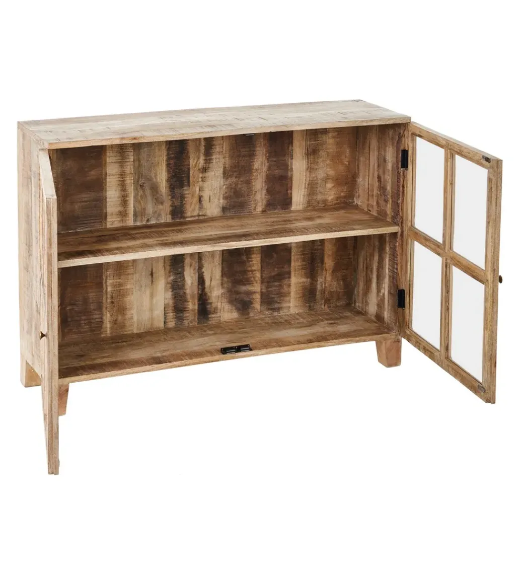 Zona-Design Witryna Iron Craft 120 cm drewno mango