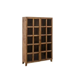 Zona-Design Witryna Iron Craft 115 cm drewno mango brąz