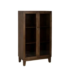 Zona-Design Witryna KOST 140 cm drewno mango brązowy