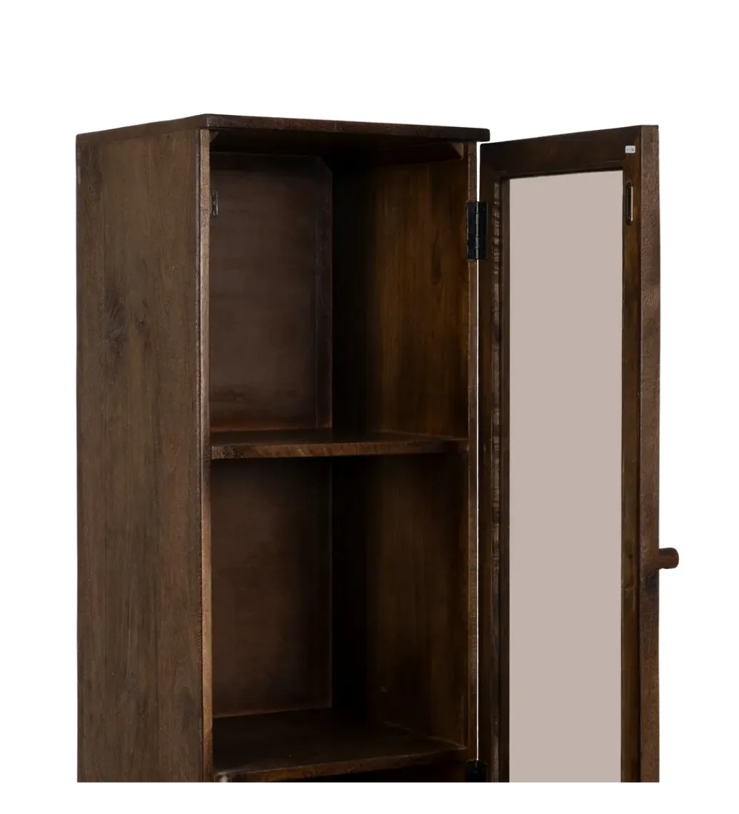 Zona-Design Witryna KOST 180 cm drewno mango brązowy