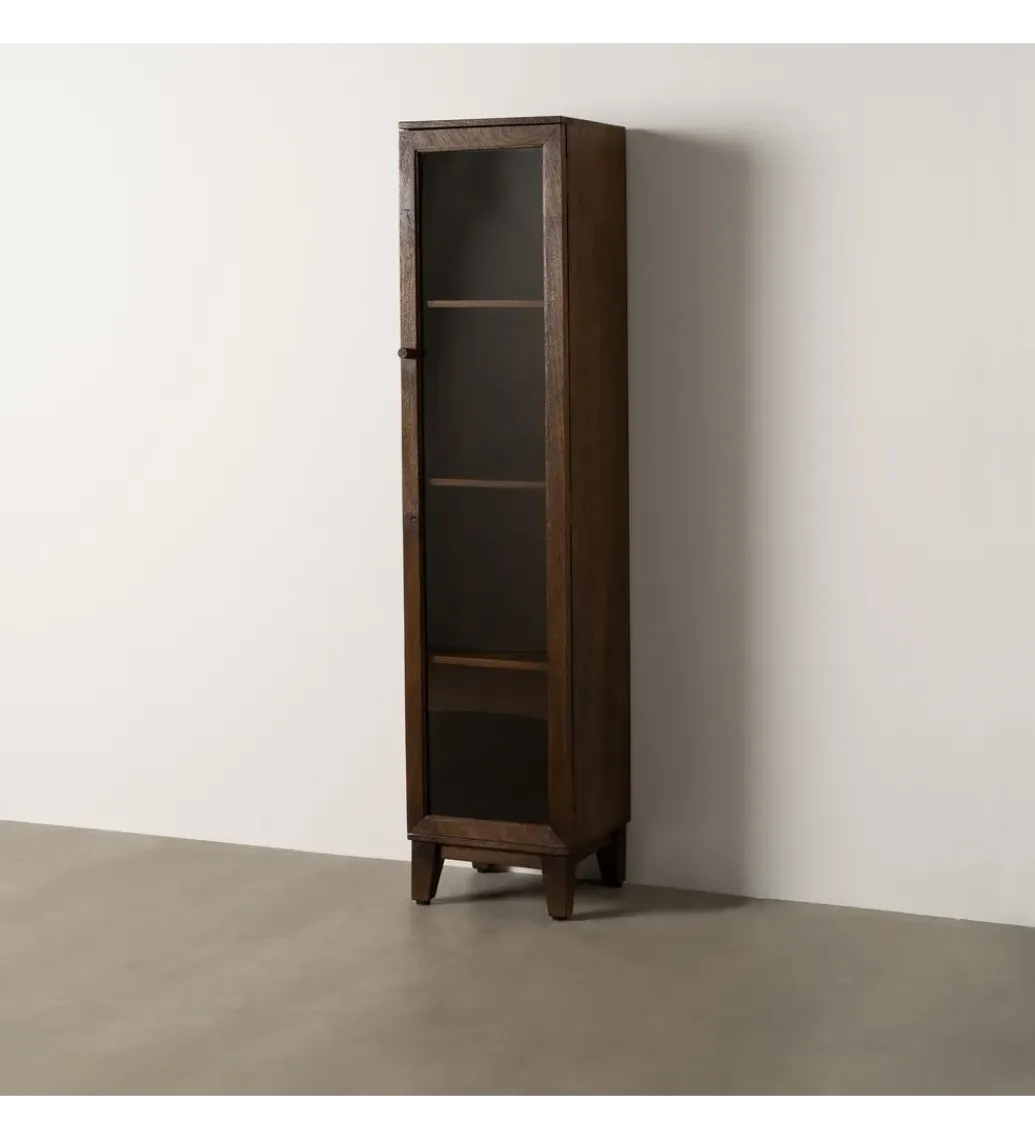 Zona-Design Witryna KOST 180 cm drewno mango brązowy