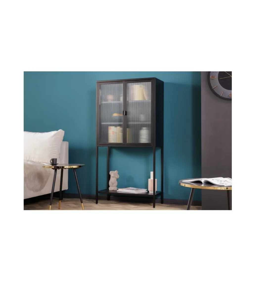 Invicta Interior Witryna OLIMPIA 75 cm czarna