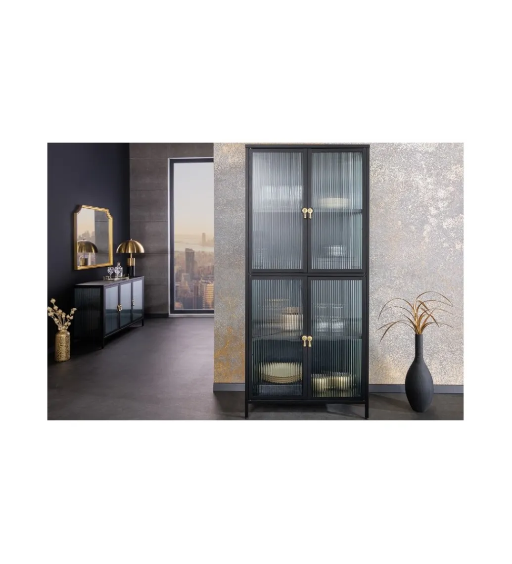 Invicta Interior Witryna OLIMPIA II 80 cm czarna