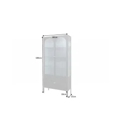 Invicta Interior Witryna OLIMPIA III 80 cm czarna