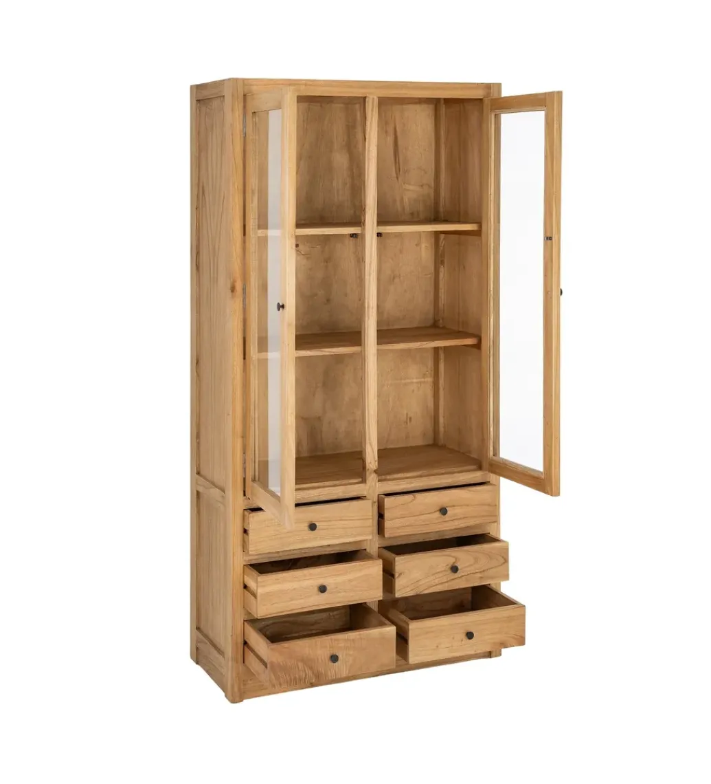 Zona-Design Witryna OMENTA 180 cm drewno mindi naturalna