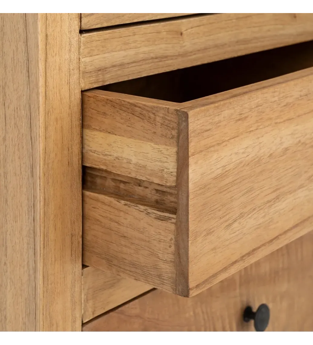 Zona-Design Witryna OMENTA 180 cm drewno mindi naturalna